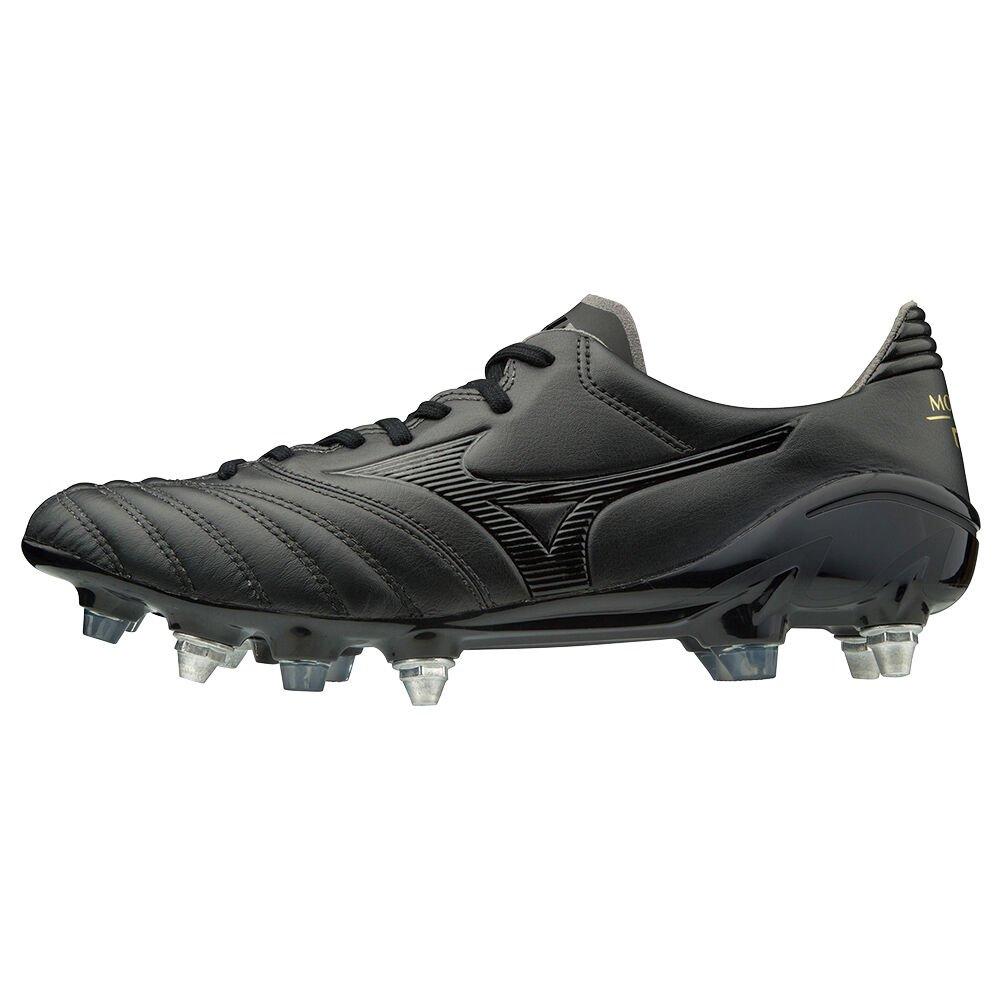 Men's Mizuno Football Boots Black/Black MORELIA NEO II MIX Shoes - P1GC185300